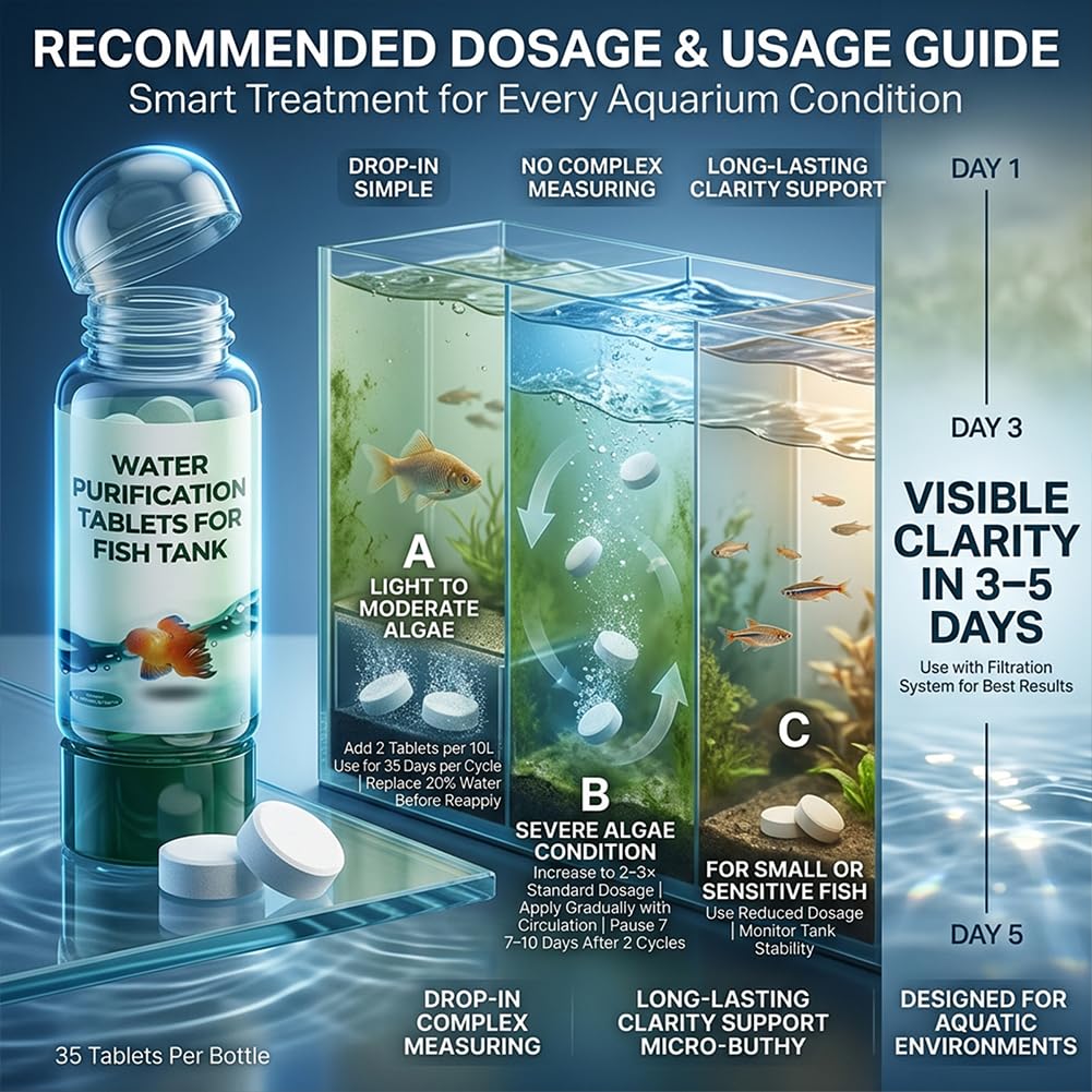 Water Purification Tablets for Fish Tank (1pcs)