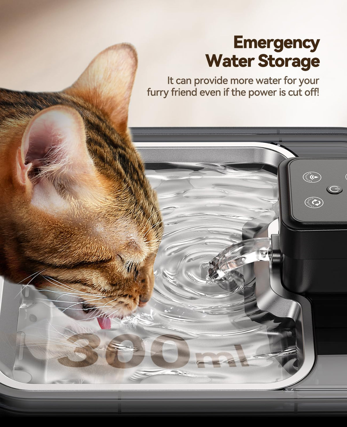 Cordless Cat Water Fountain