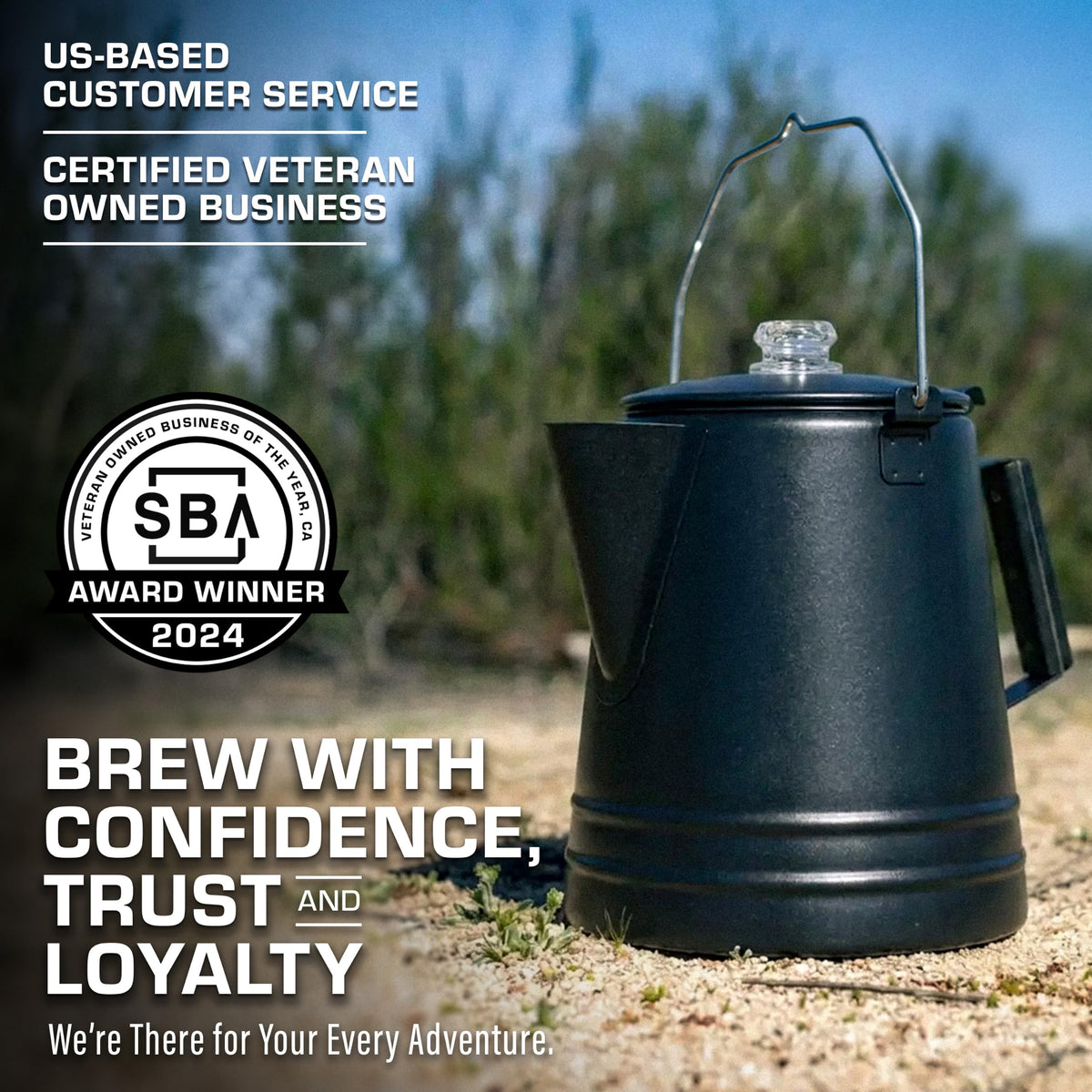 Scoutmaster Coffee Percolator Camping (Black / 24 CUP)