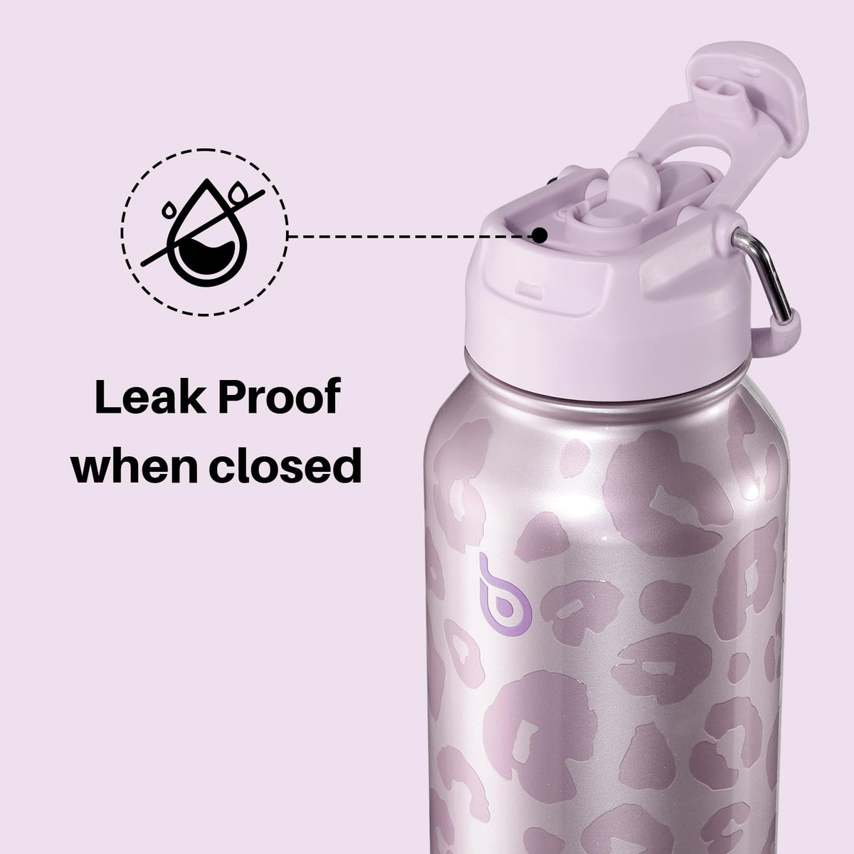 32oz Insulated Water Bottle with Pill Box (Barbie Core)