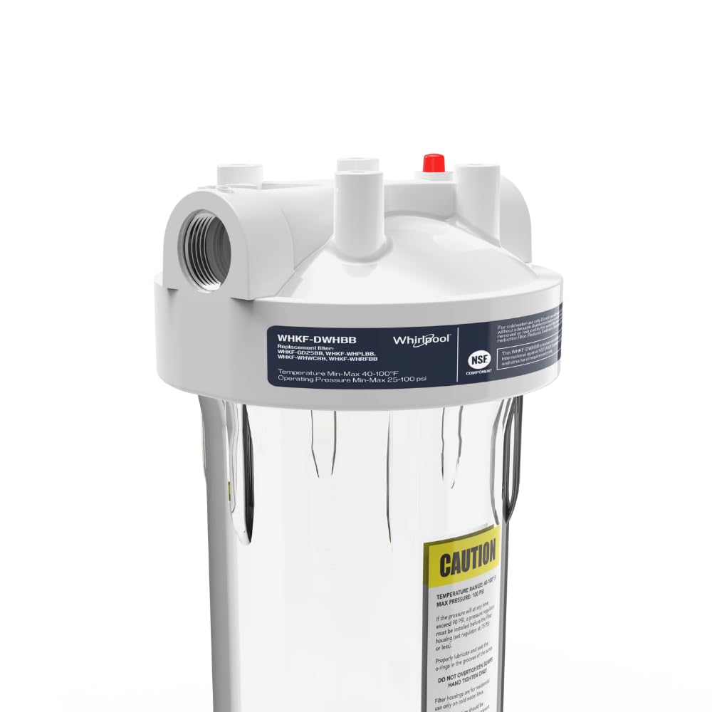 10" x 4.5" Large Capacity Whole House Water Filter System WHKF