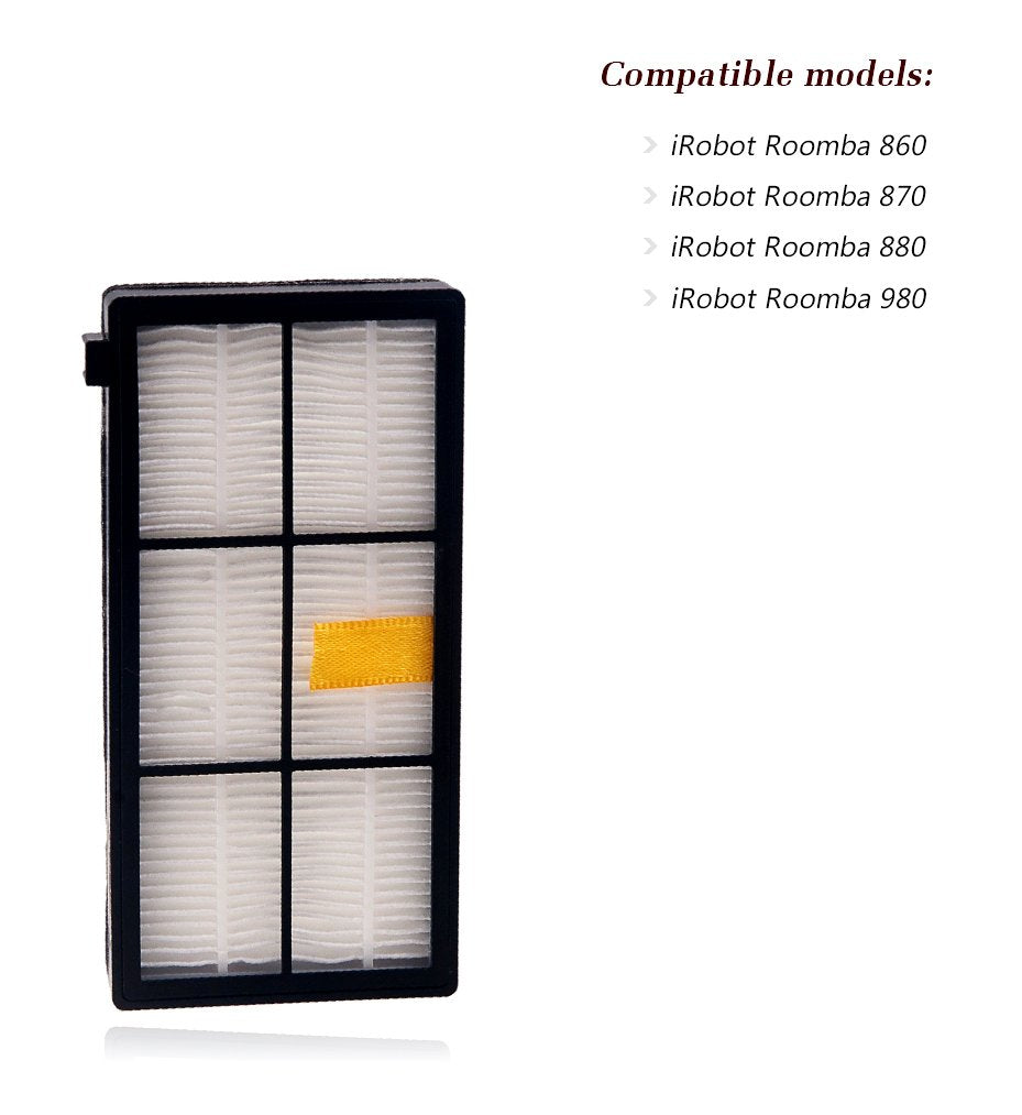 I clean 16pcs Replacement iRobot Roomba Hepa Filter for 800&900 Series (16pcs)