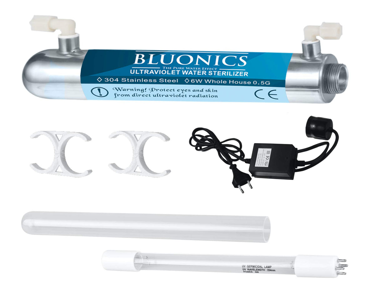 Ultraviolet Reverse Osmosis 100GPD Water Filter System for Drinking Water with 6W Under Sink UV