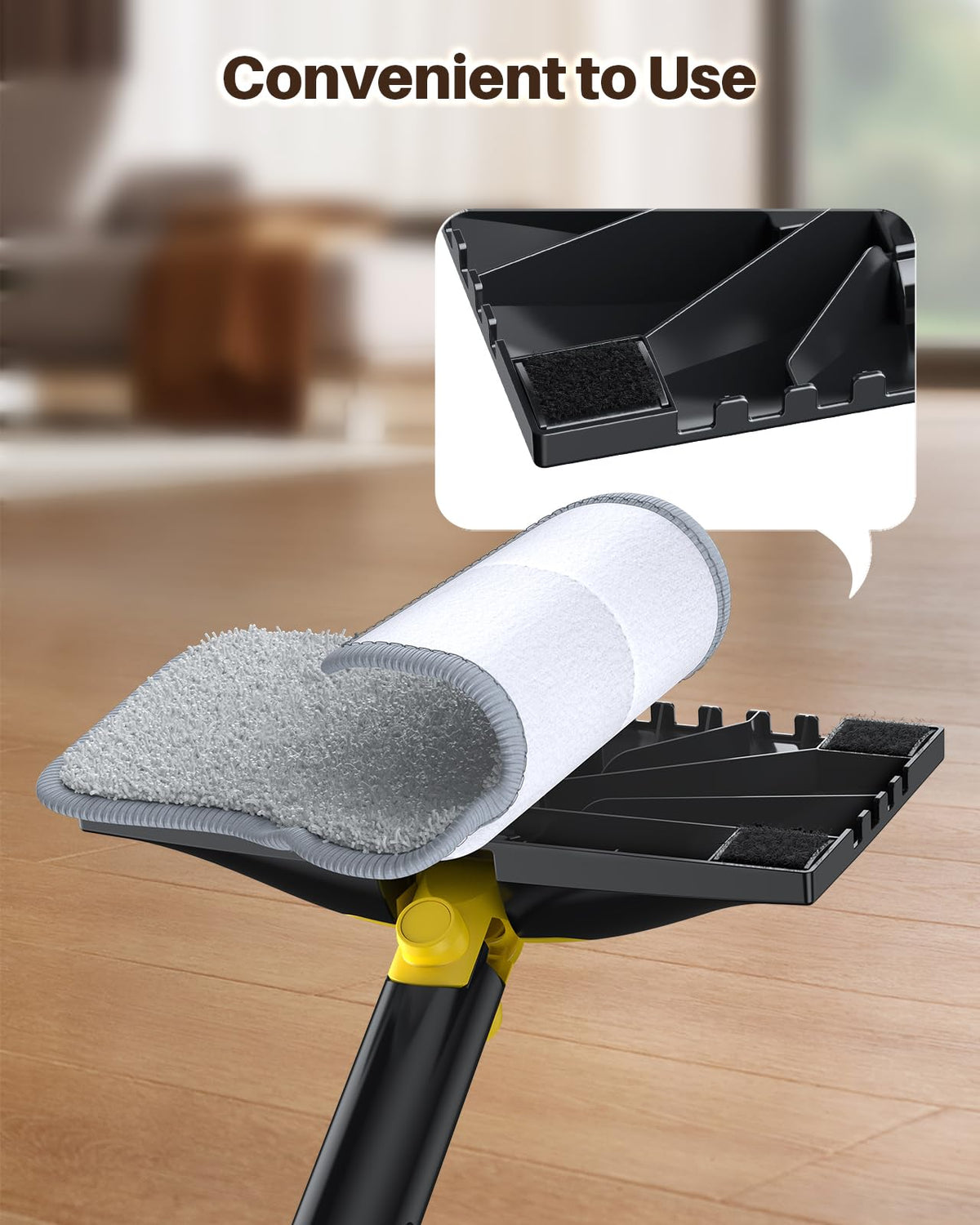 6 Pack Steam Mop Pads (White and Gray)