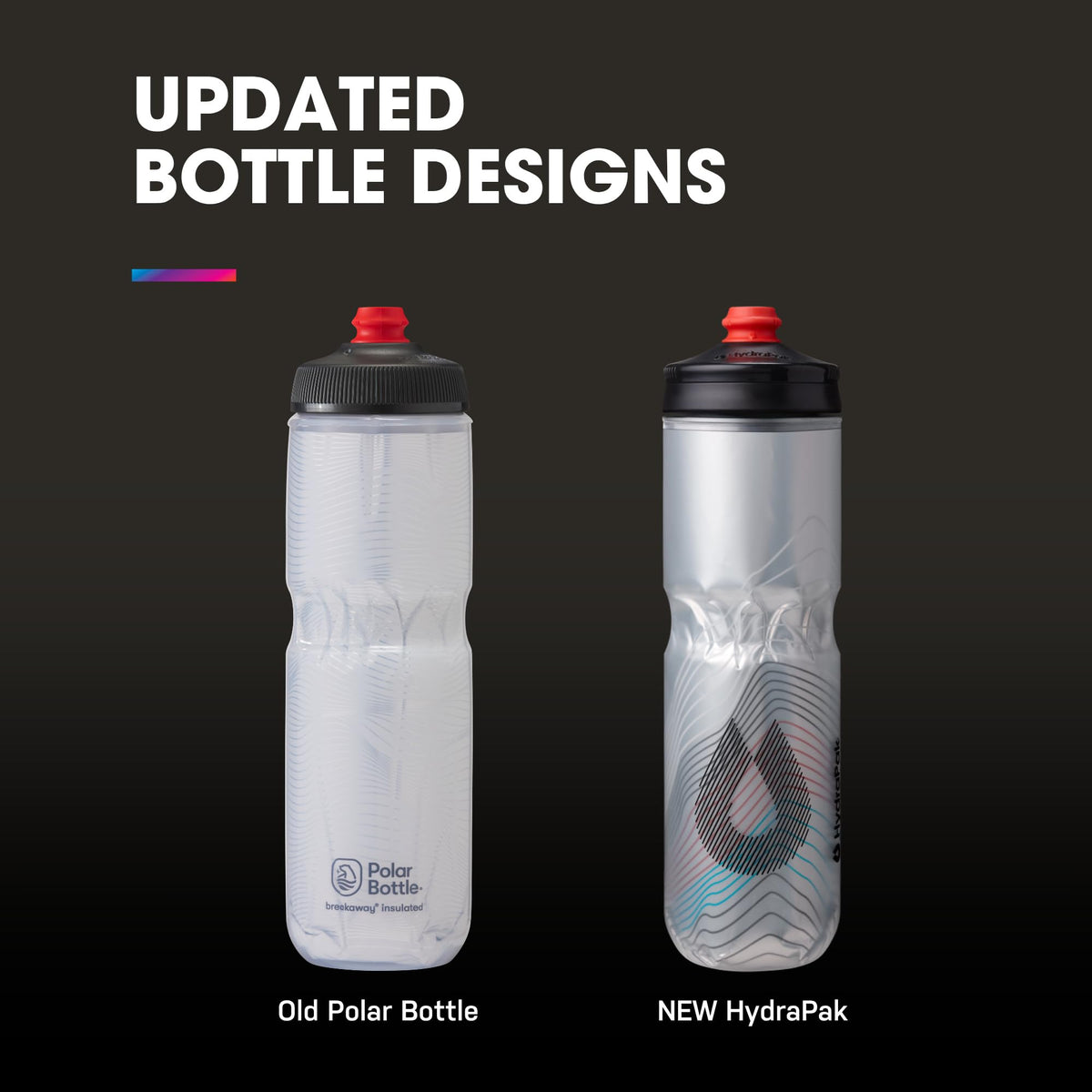 Polar Surge Insulated Bike Water Bottle (Ascent Red / 24oz/700ml)