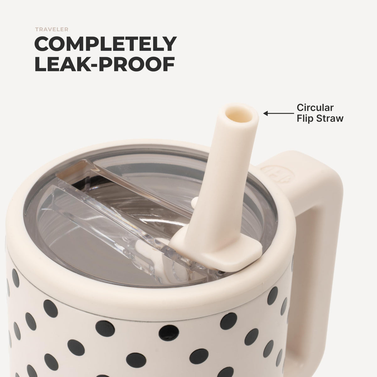 Polka Dot Traveler 32oz (French Vanilla / 32 Ounces)