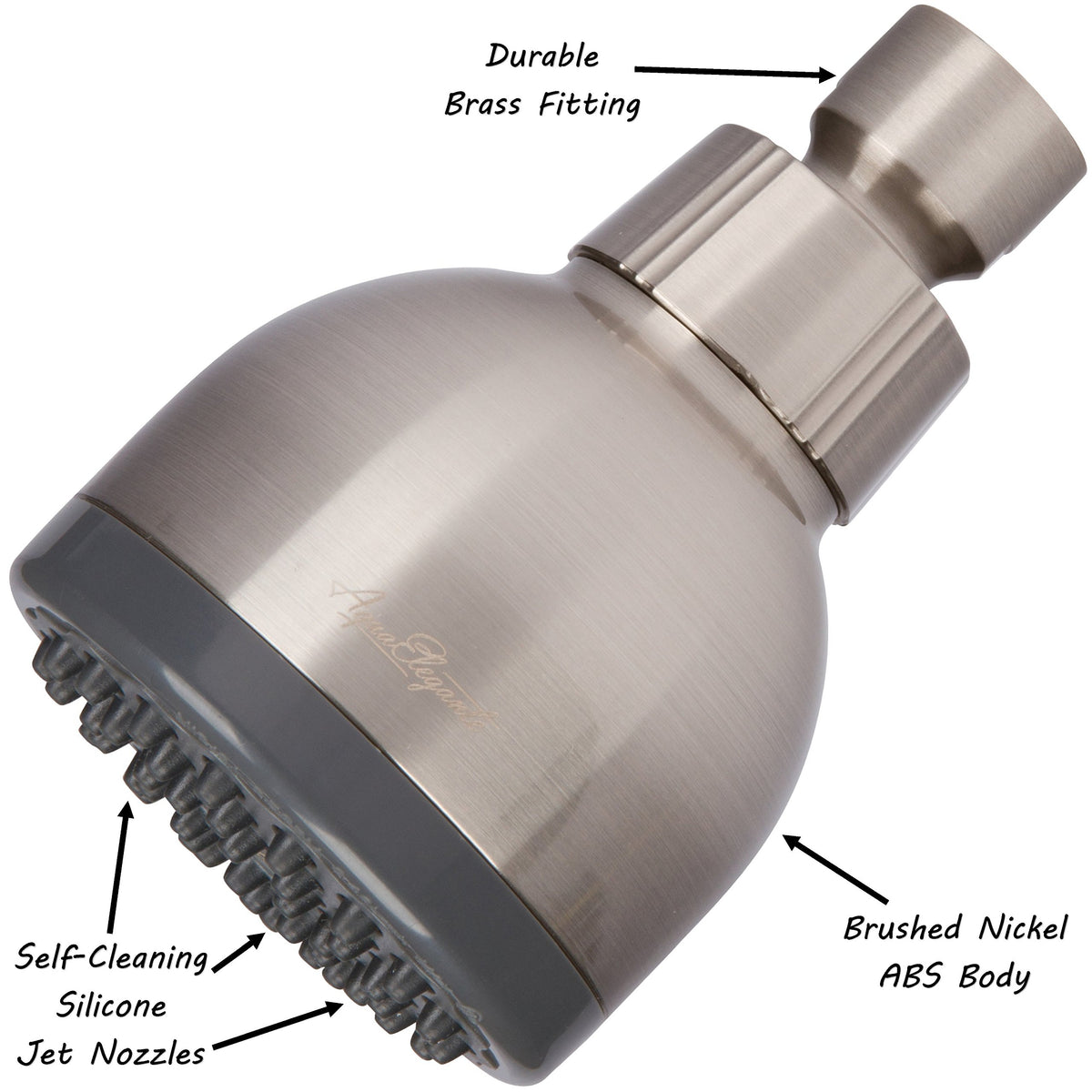 High Pressure Shower Head (Brushed Nickel / 2.5 GPM)