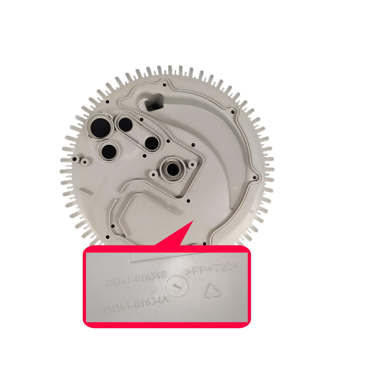 DD81 01634B Dishwasher Circulation Pump Mesh Filter (DD81-01634B)