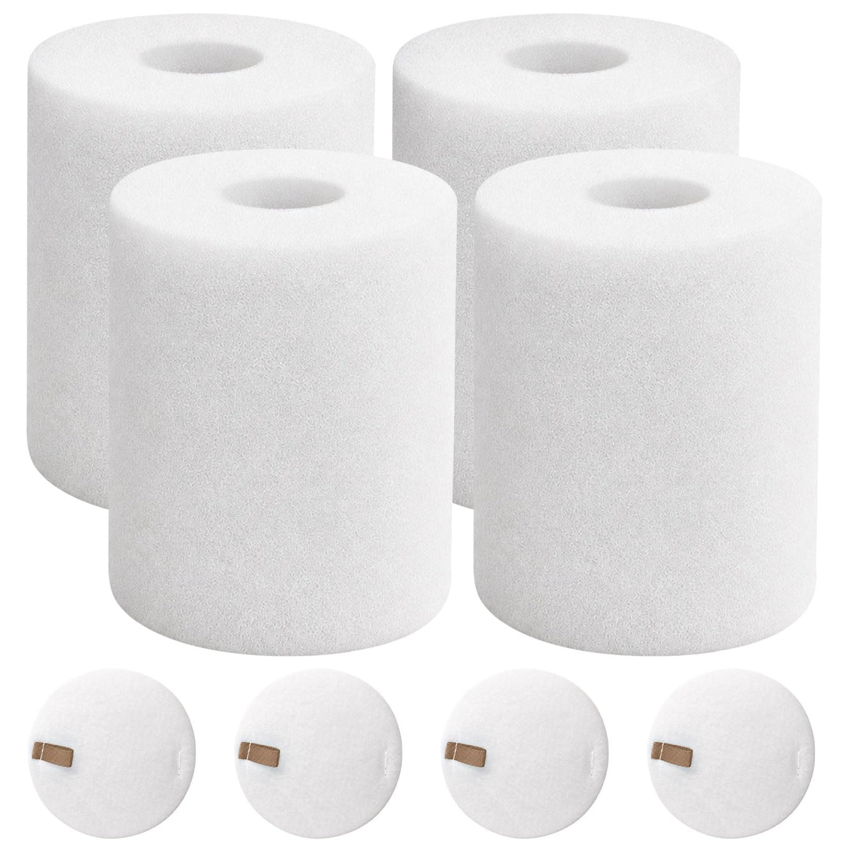4 Pack AirClean Foam Filters for Shark AI AV2501S (Foam Filters - 4 Parts)