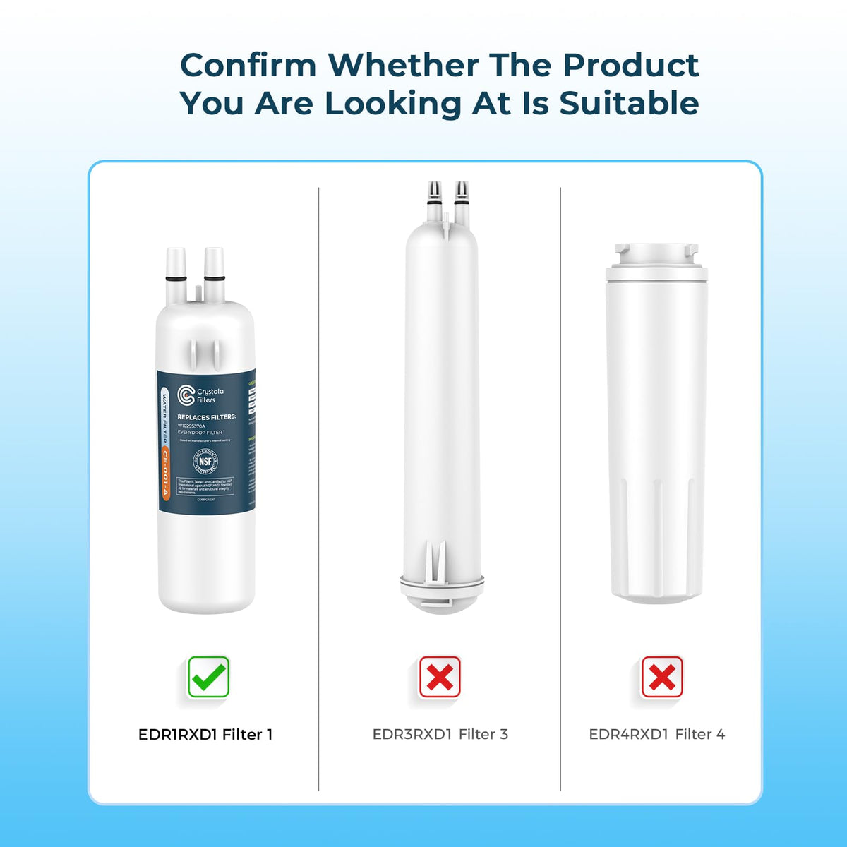 Compatible with W10295370A (Standard / 1 Count (Pack of 1))