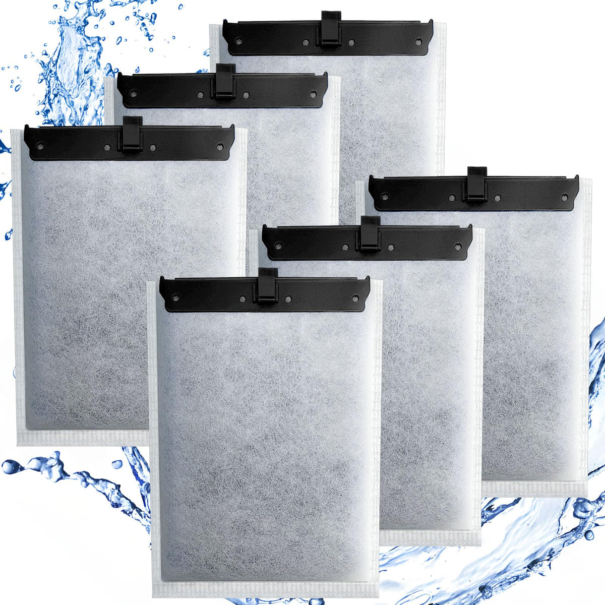 6 Pack Large Filter Cartridges Compatible with Whisper Filters 20i (6 Pack Large)