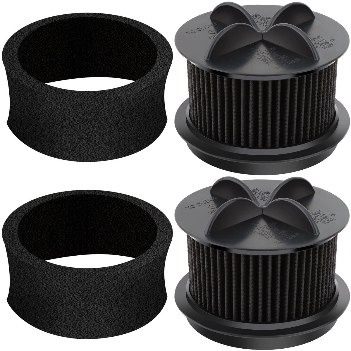 2 Replacement Foam & Filter Compatible with Style 9
