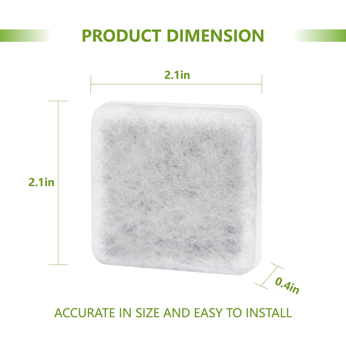 Pet Water Fountain Charcoal Replacement Filters for Petmate