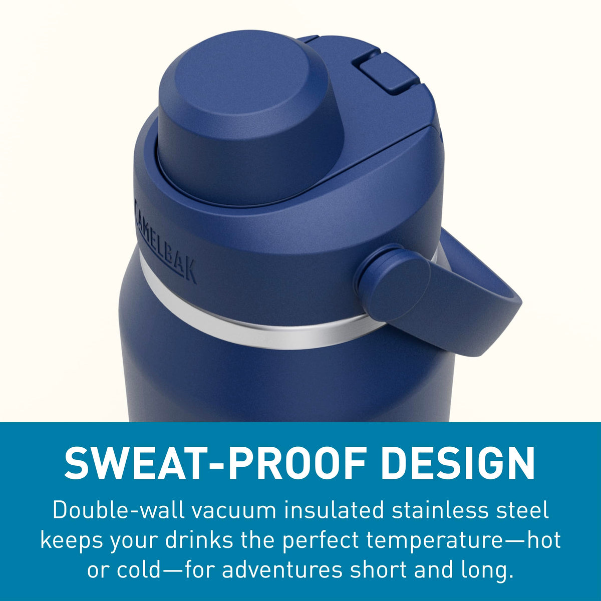 Thrive Chug Water Bottle 32oz (32 Ounces / Navy)