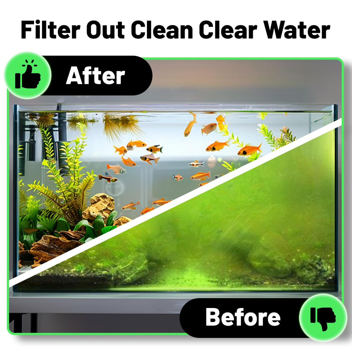 1'' Thick Aquarium Filter Floss 12"x 68" Poly Fiber Fish Tank Filter Media Water Polishing Filter Pad for Sump Canister Hang On Back Filter Cut to Size (12"x68")