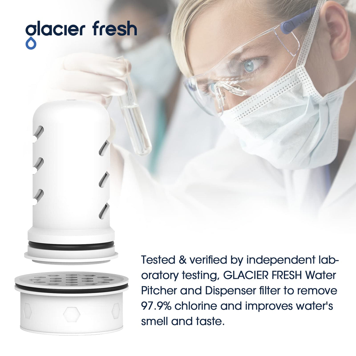 Pitcher Filters Compatible with LifeStraw (2+4 Filter White)