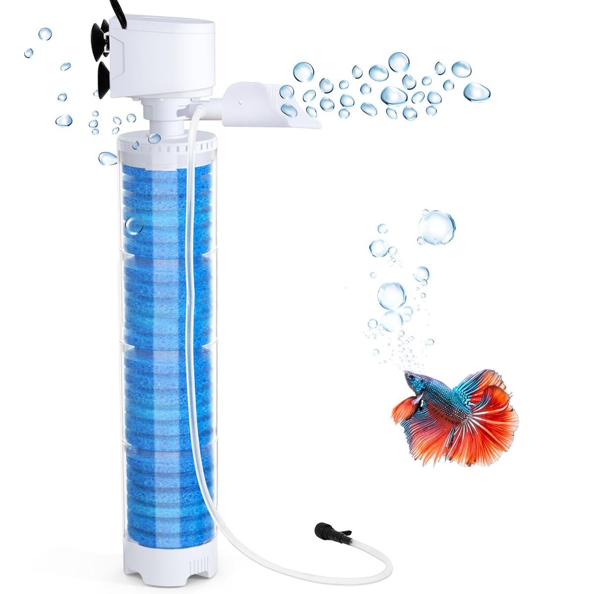 20 100 Gal Multifunction Power Aquarium Filter (13W (for 70-100Gal))