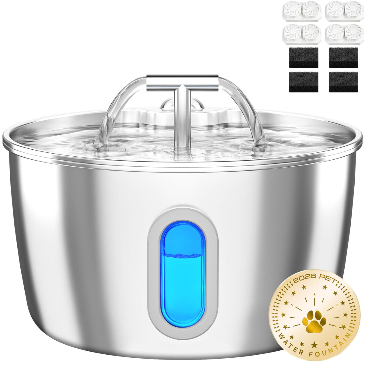 Stainless Steel Cat Water Fountain