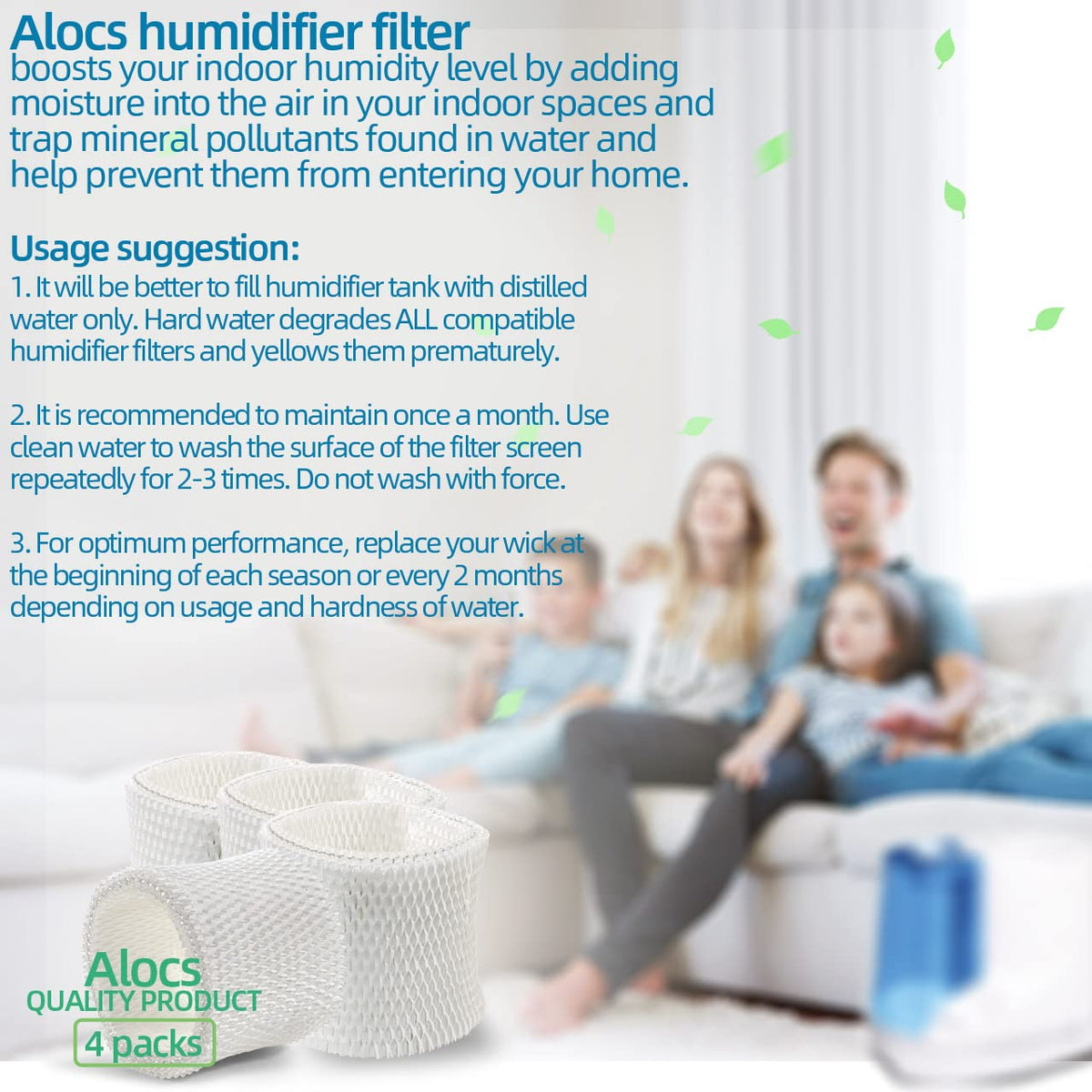 HC888 Humidifier Wicking Filter C Replacement for Honeywell HCM