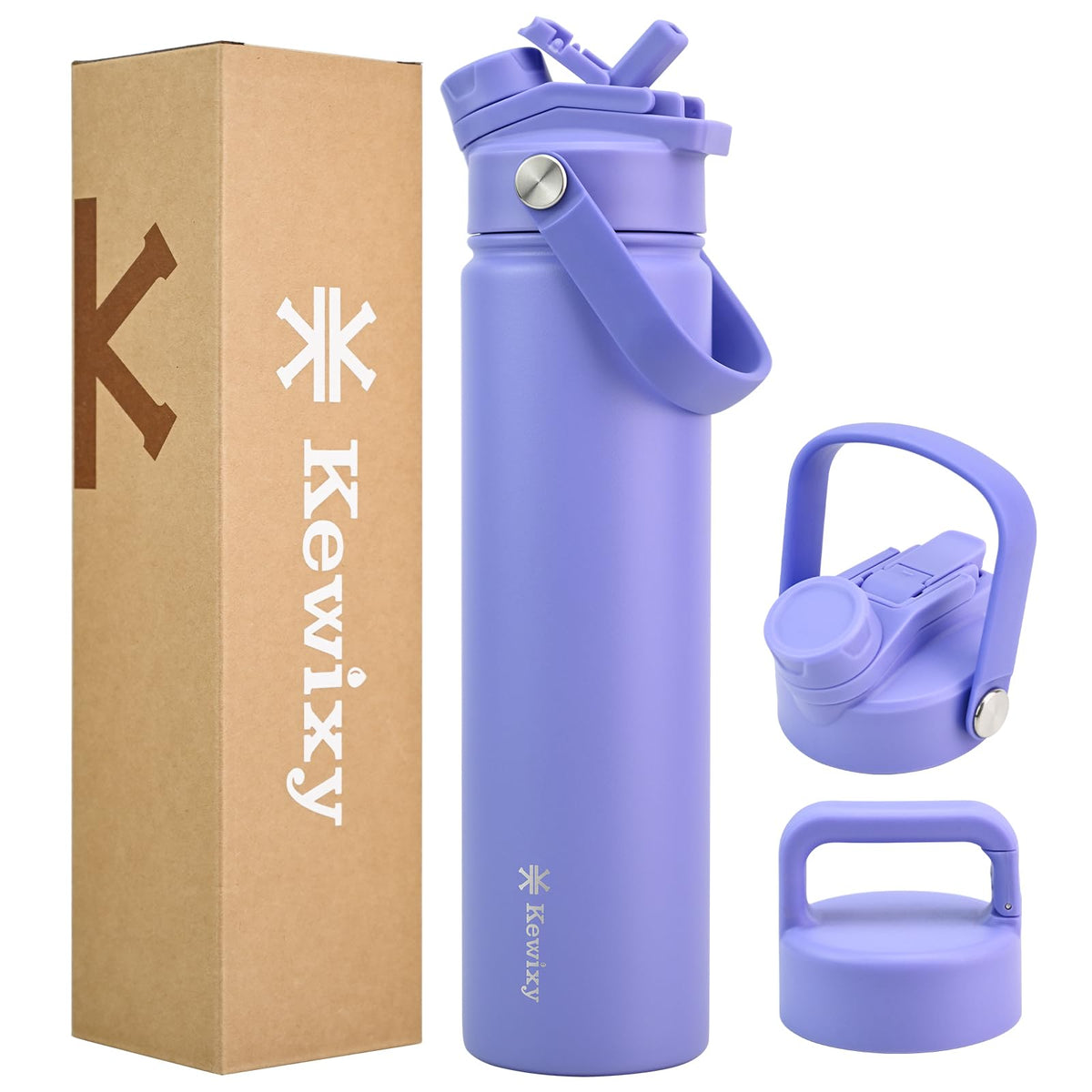 24 oz Insulated Water Bottle (Aurora Blue / 24 Ounces)