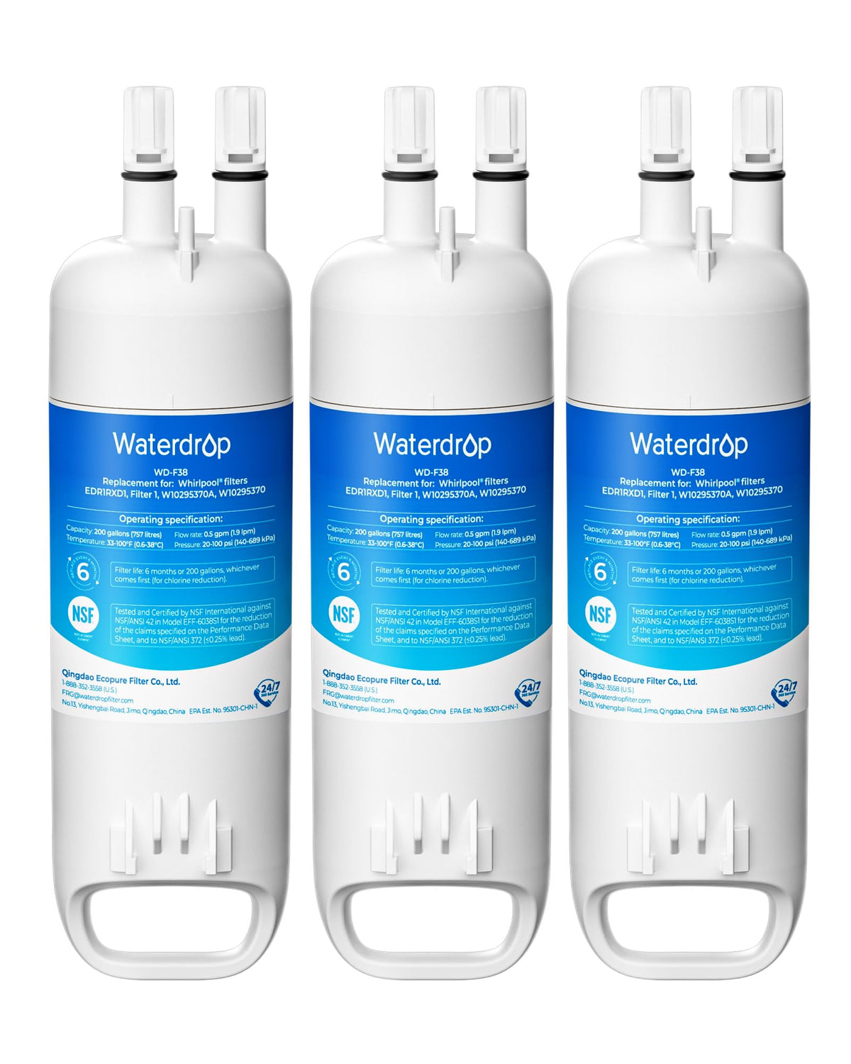 EDR1RXD1 Water Filter Replacement for Everydrop® Filter 1 (3 Count (Pack of 1))