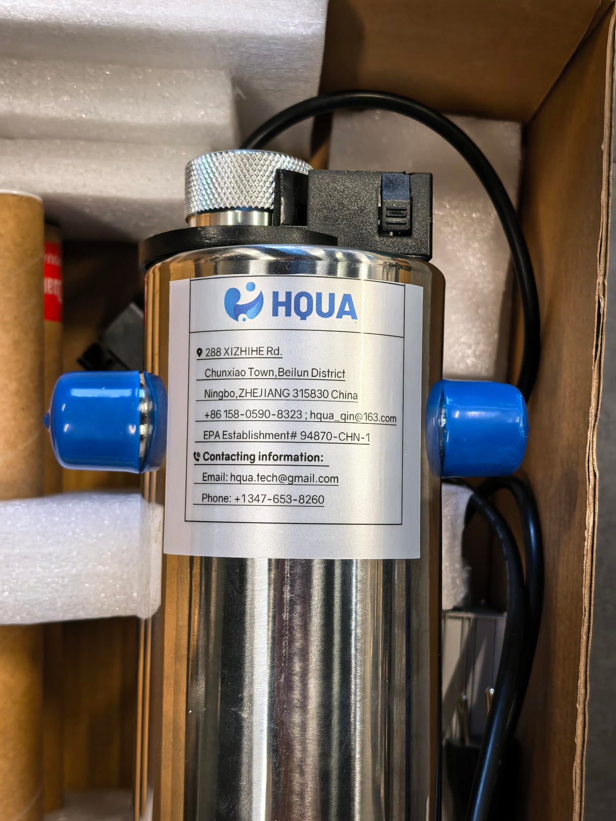 55W Whole House UV Water Purifier (1"+Flow Switch)
