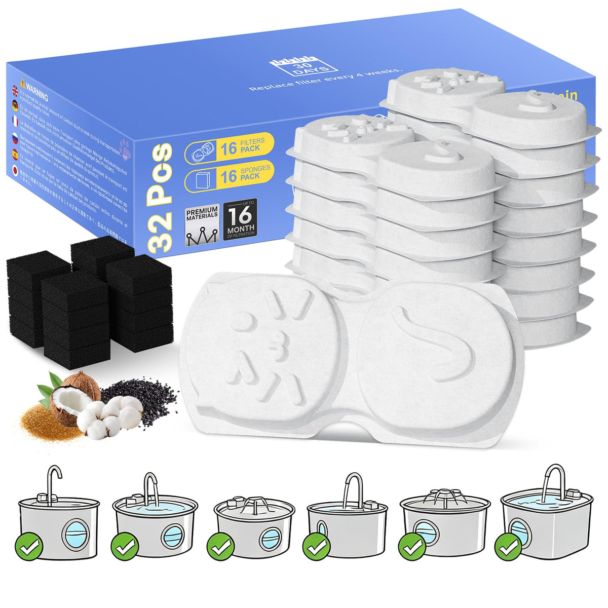 Cat Water Fountain Filter Replacement