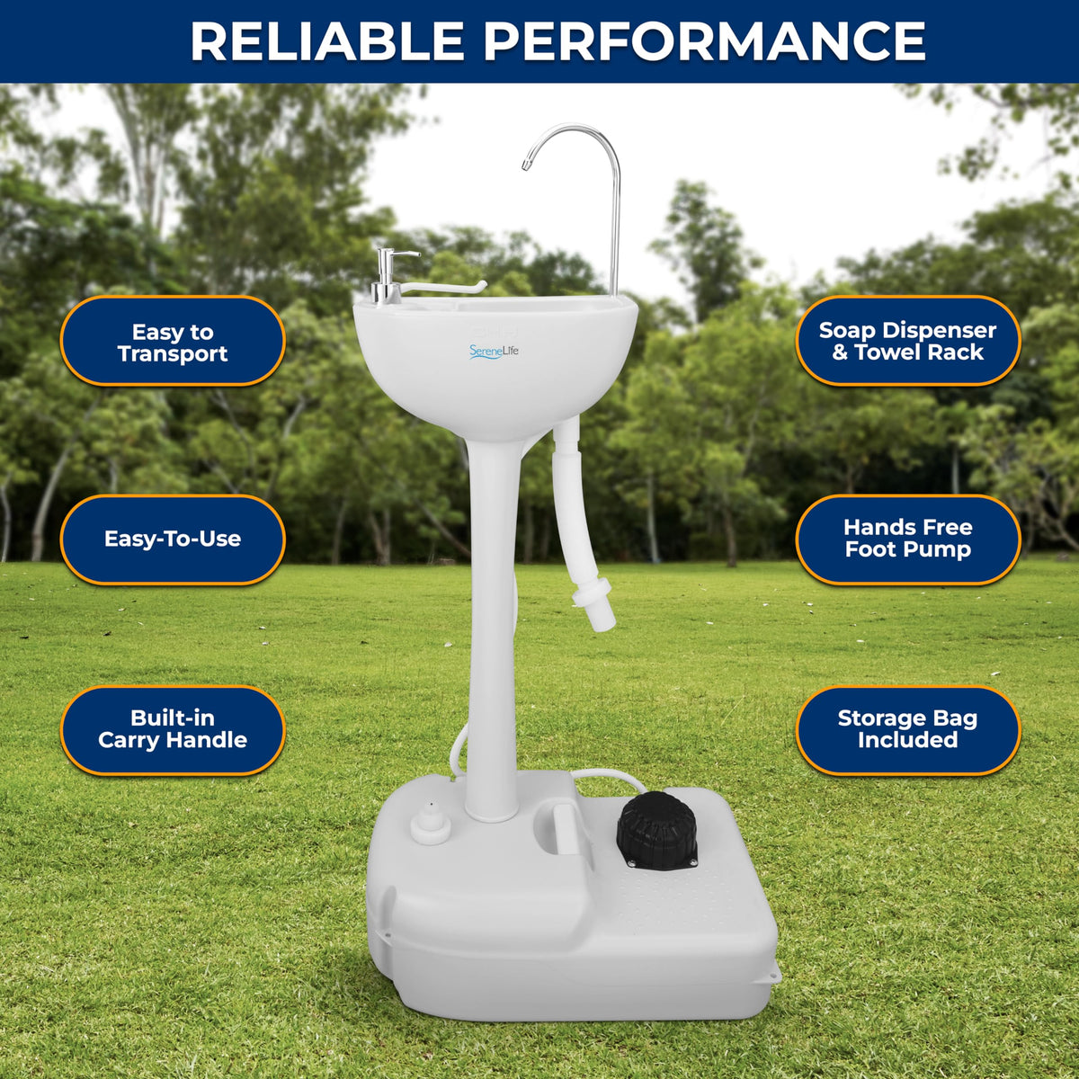 Portable Hand Wash Sink Station (5 Gal)