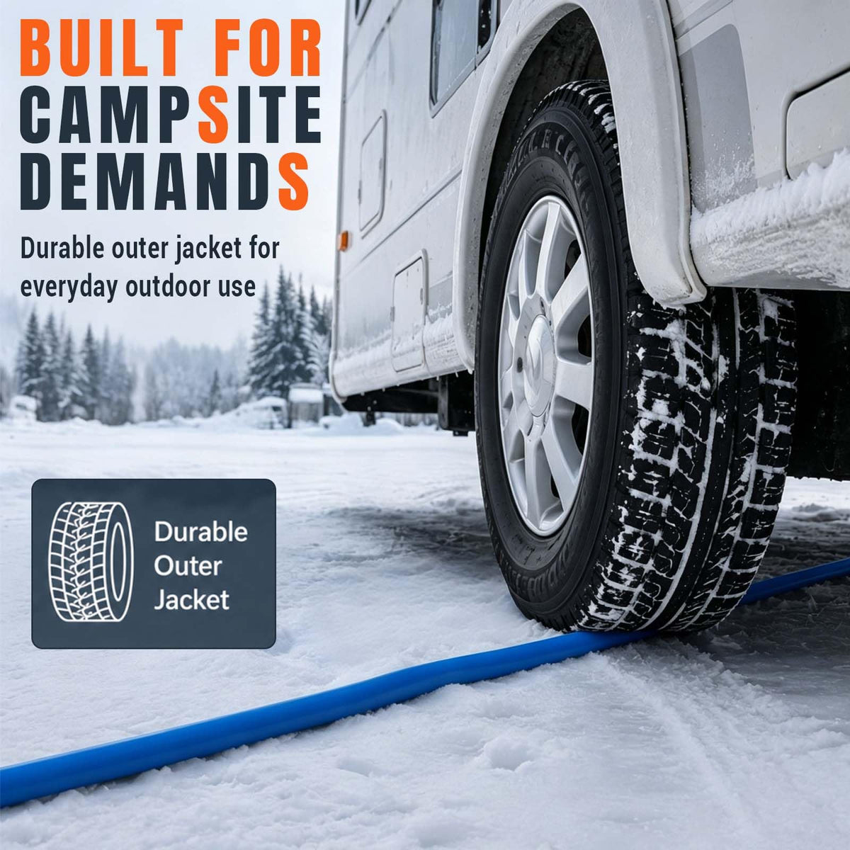 30FT Heated Water Hose for RV (30ft)