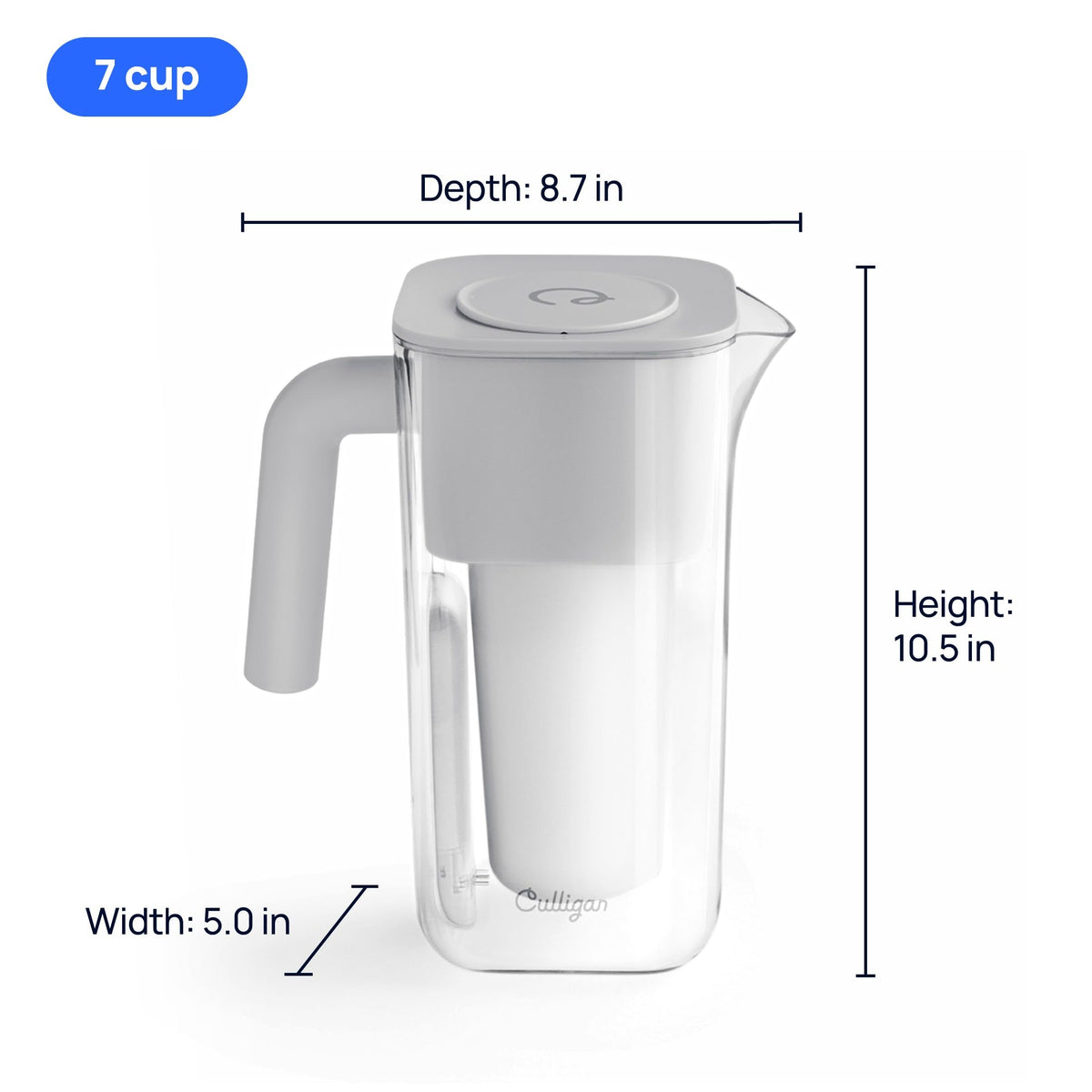 ZeroWater 7 Cup Pitcher Water Filter Removes PFAS  (7-Cup)