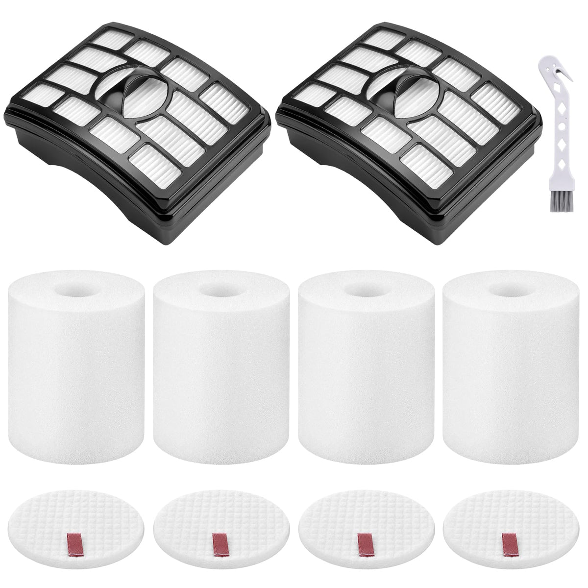 NV501 Vacuum Filter Replacement for Shark Rotator Professional Lift (Black+White)