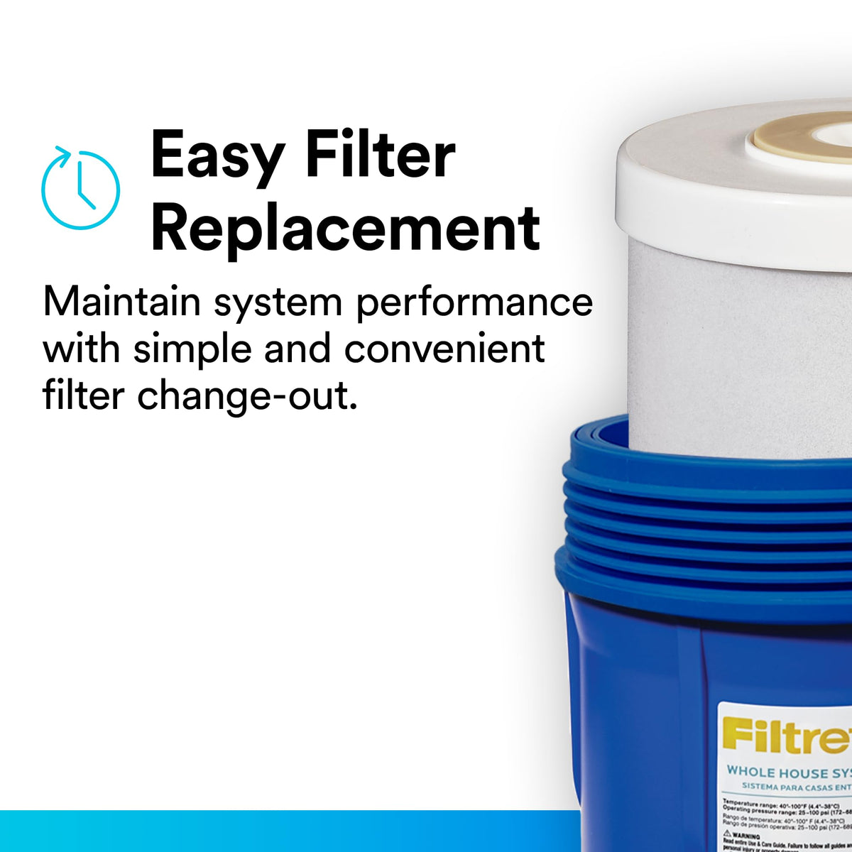 Large Capacity Carbon Whole House Filter 4WH (1 Count (Pack of 1))