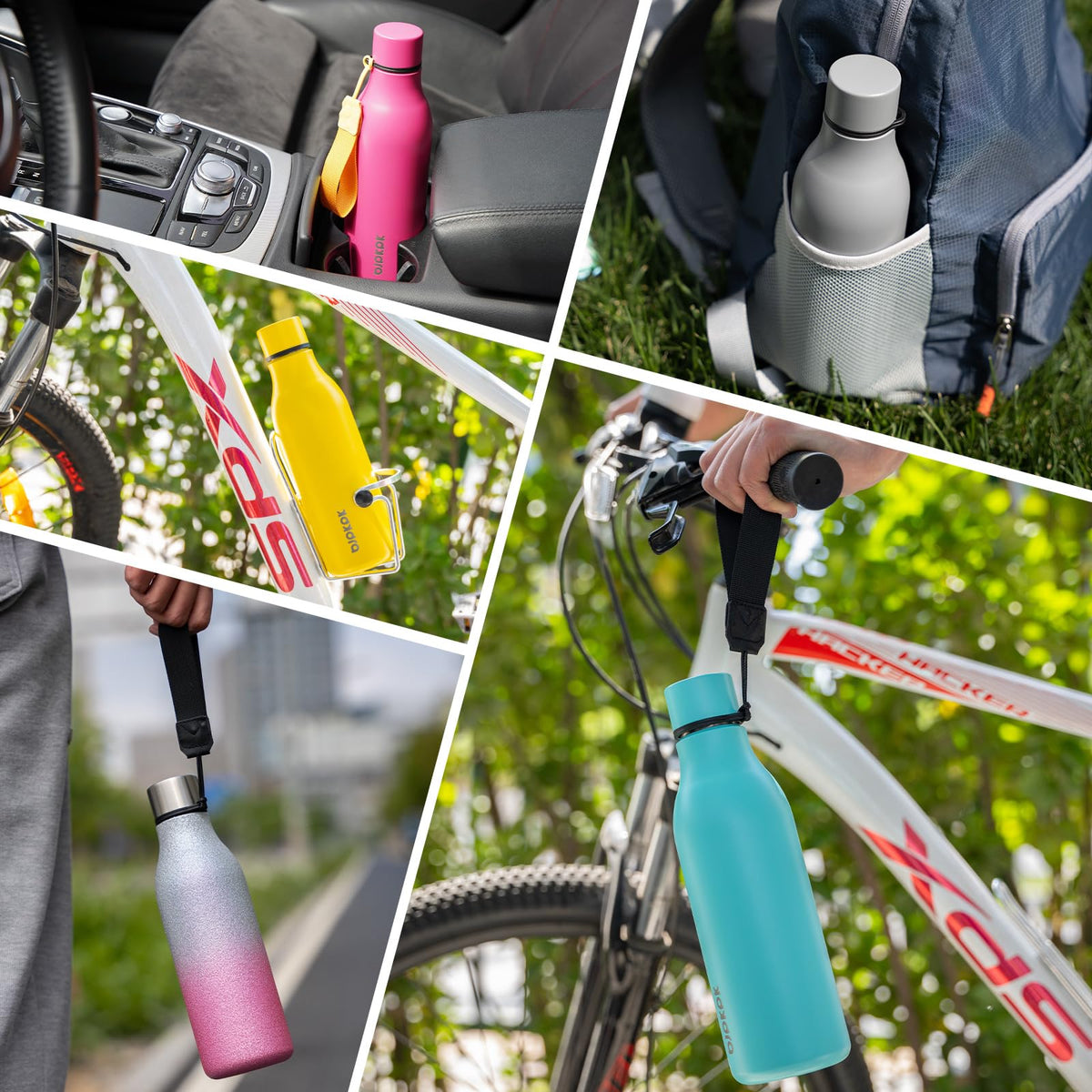 18oz Insulated Water Bottle (Lake Blue / 18 Ounces / 18oz)