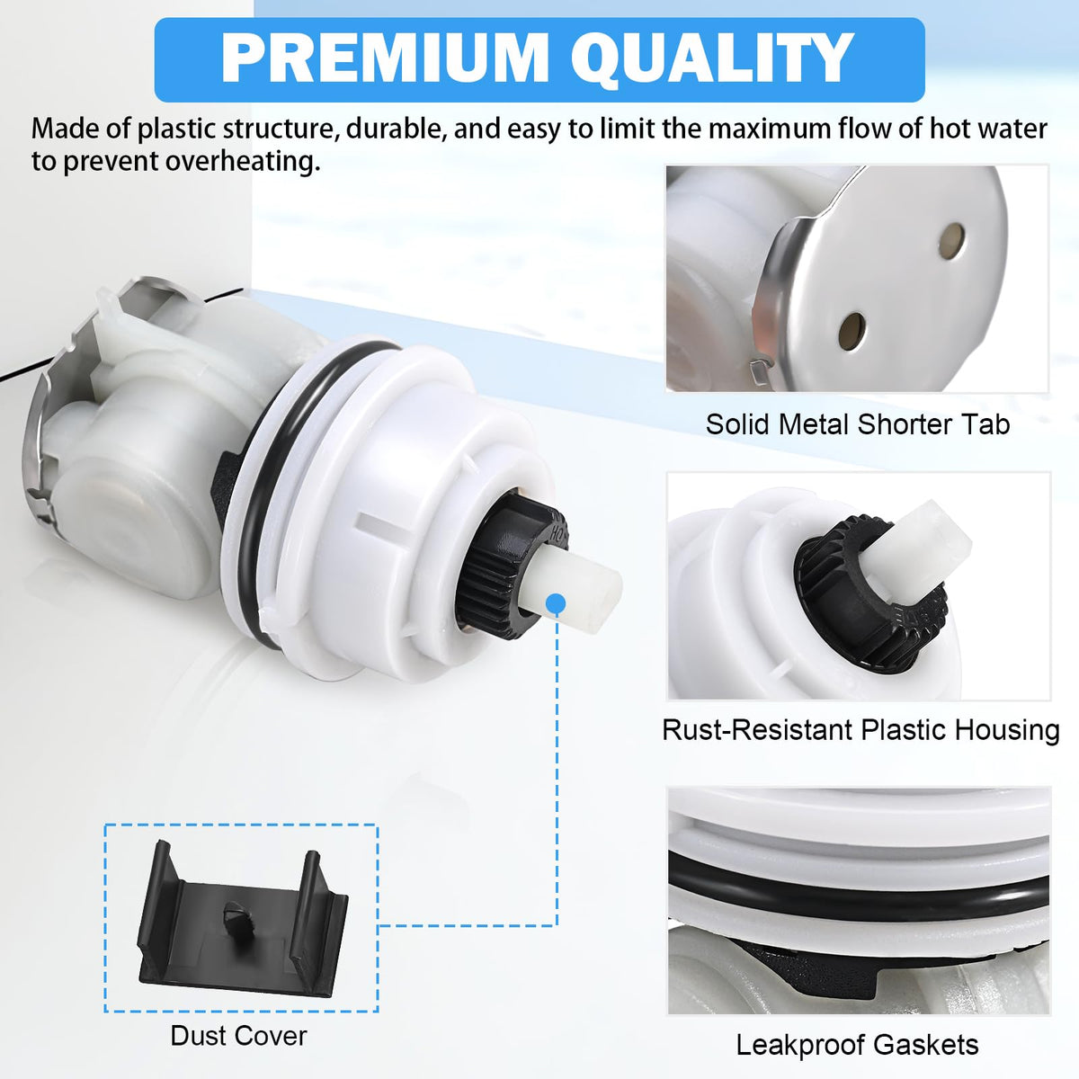 RP32104 Shower Cartridge Compatible with Delta Monitor 1700 Series Showers (RP32104)