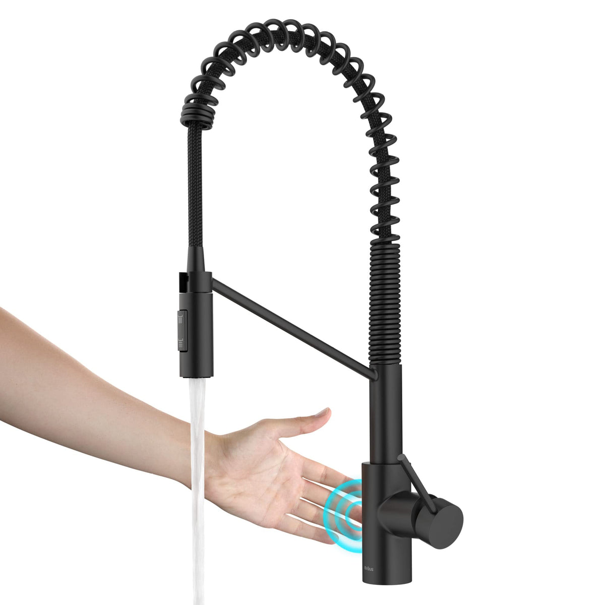 Oletto Touchless Sensor Commercial Pull (Matte Black / Touchless Commercial Style)