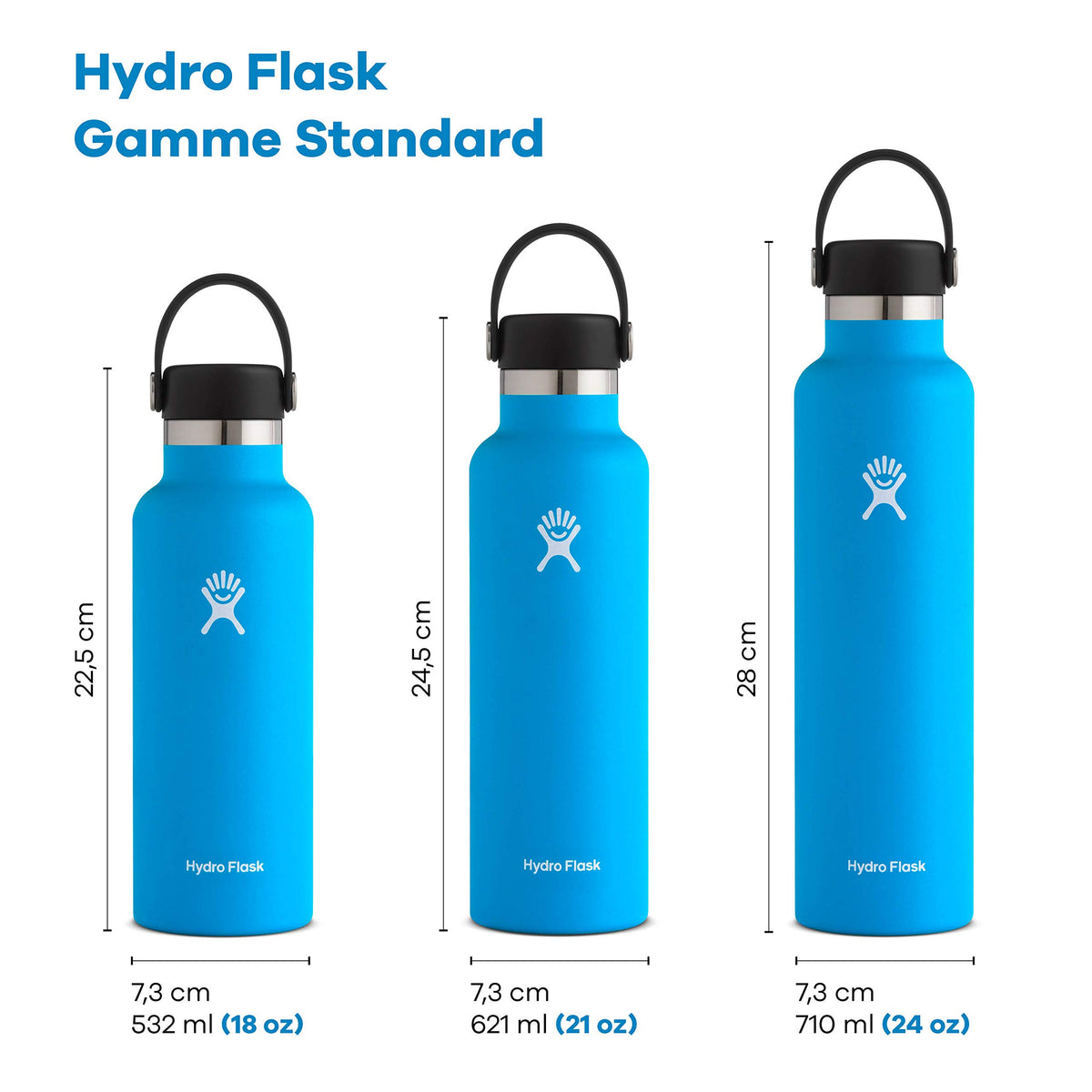 21 oz. Water Bottle (Fog)