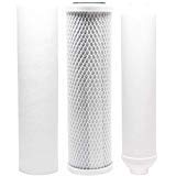 3 Pack Water Filter Kit Includes Carbon Block (3 Pack Kit: Carbon Block, PP Sediment, Inline)