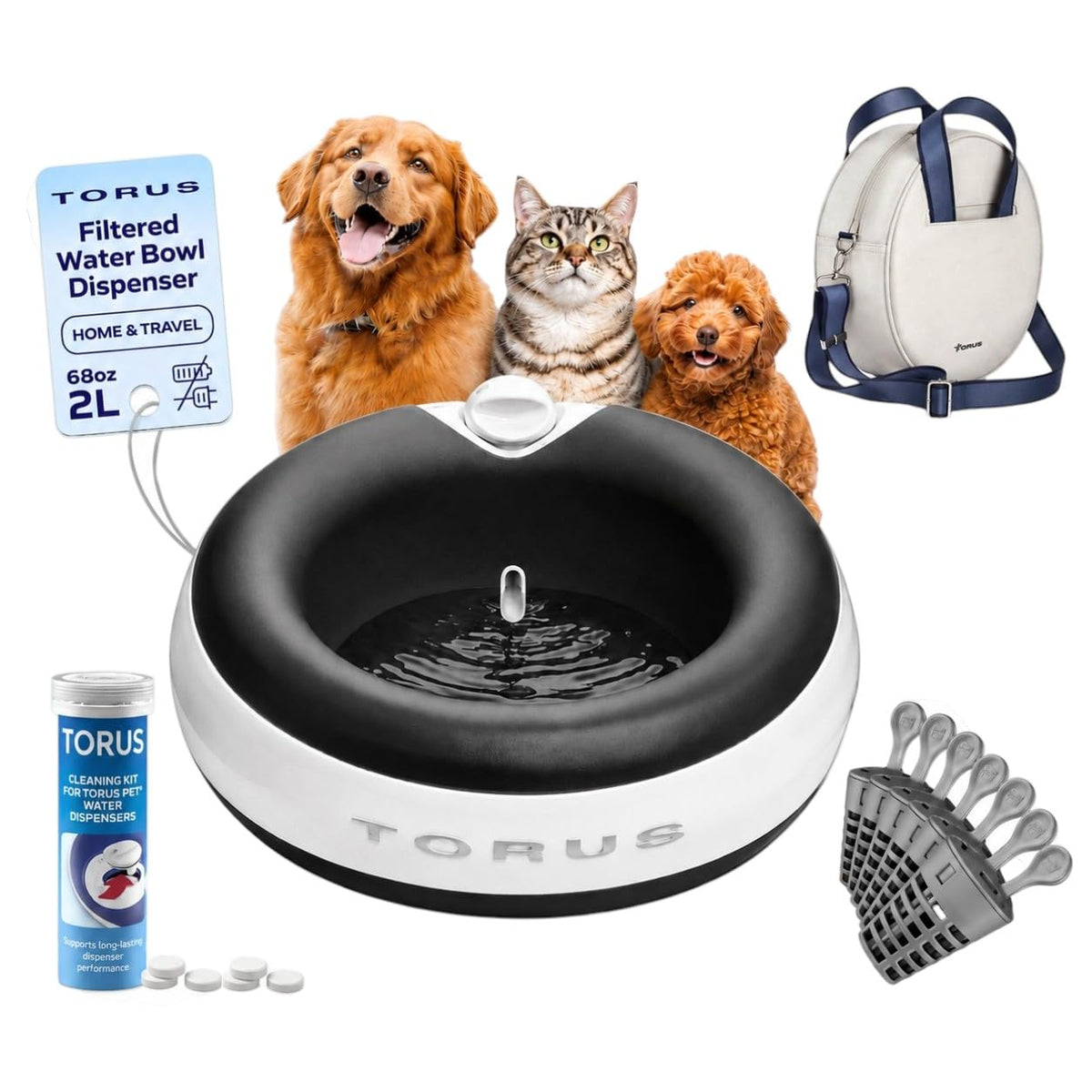 Filtered Portable Dog Water Dispenser