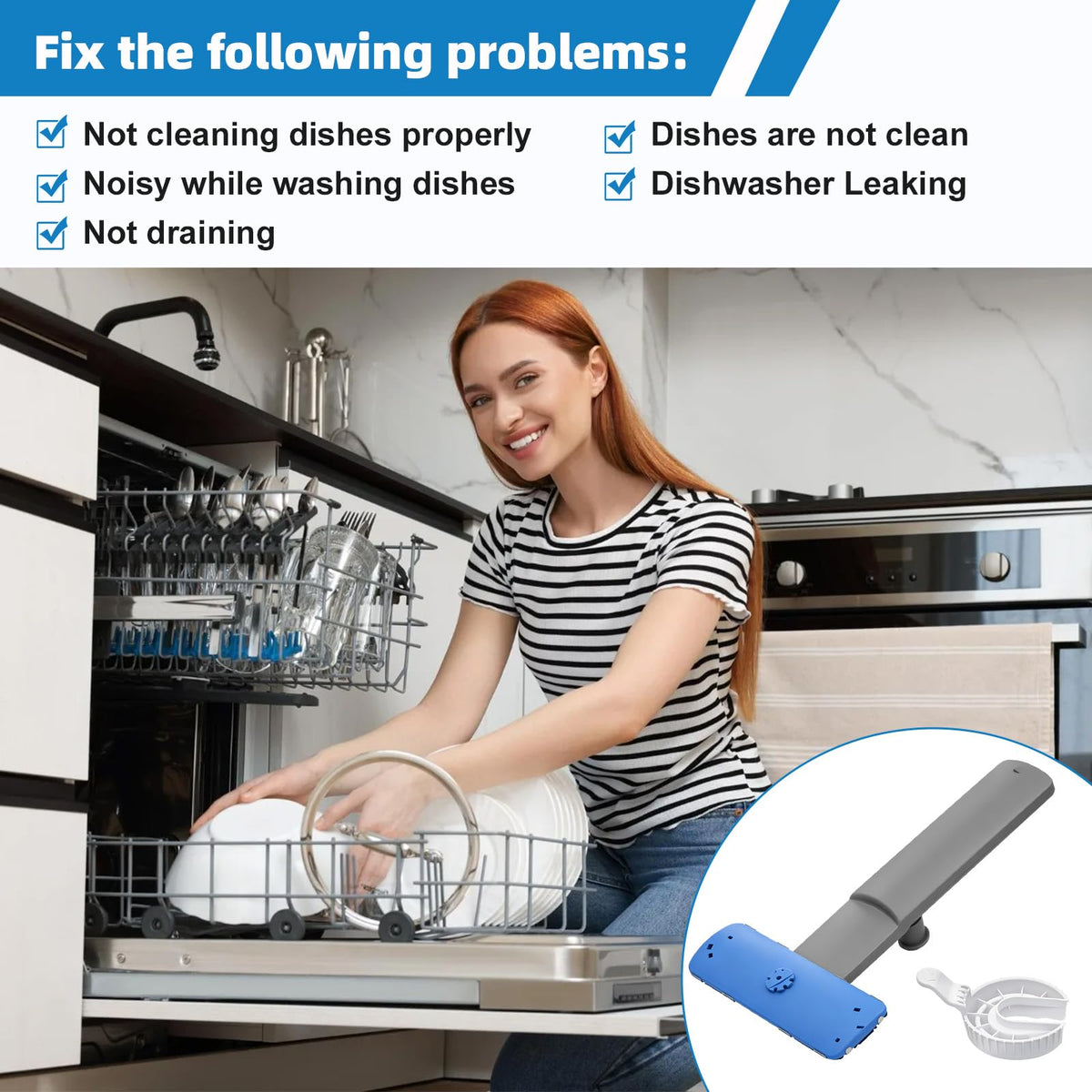 Upgraded 5304506660 Dishwashers Lower Wash Arm Assembly for 5304496886 (Without Support)