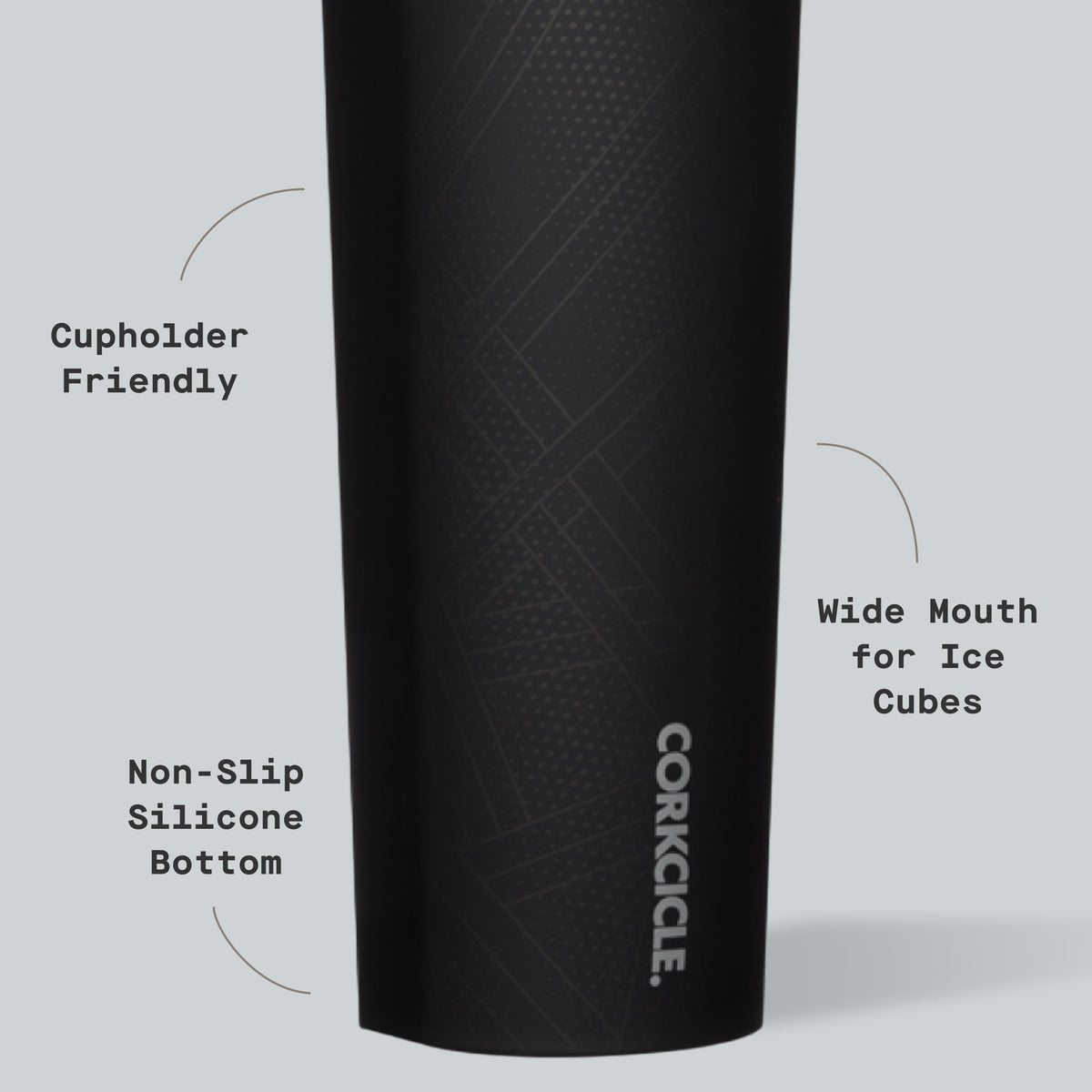 Water Bottle with Spill (Black Panther / 20 Ounces)