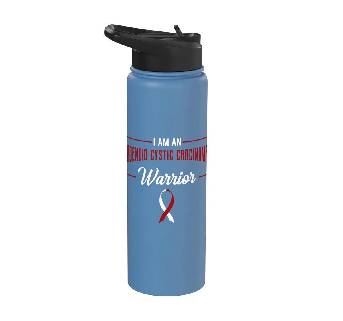 I Am A Warrior Adenoid Cystic Carcinoma ACC Adenoidcystic Stainless Steel Insulated Water Bottle
