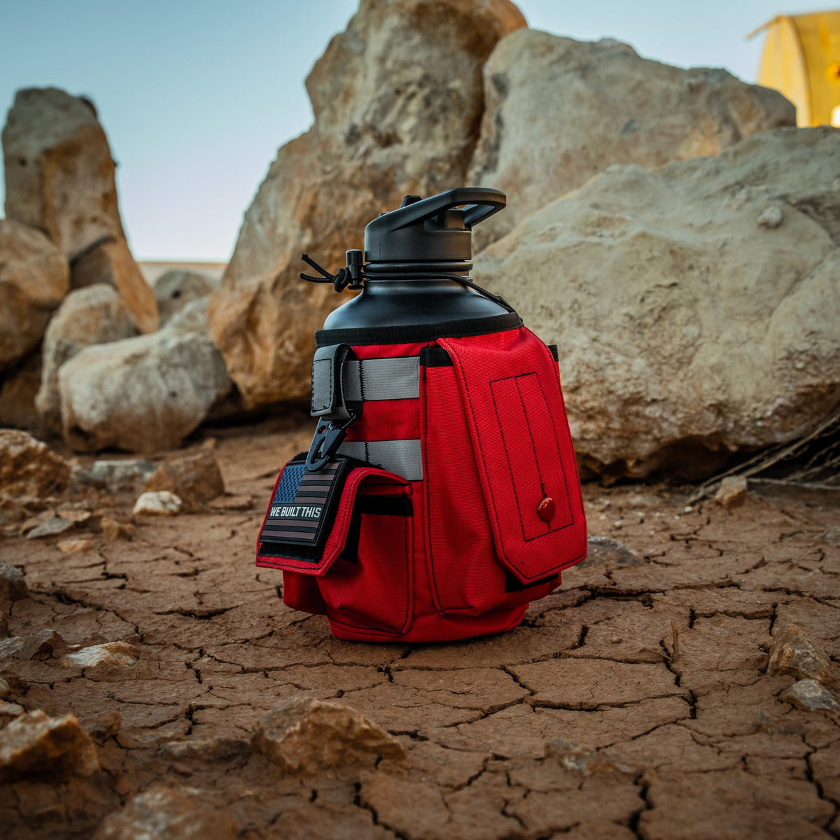 Workforce Water Bottle (64 Ounces / Red)