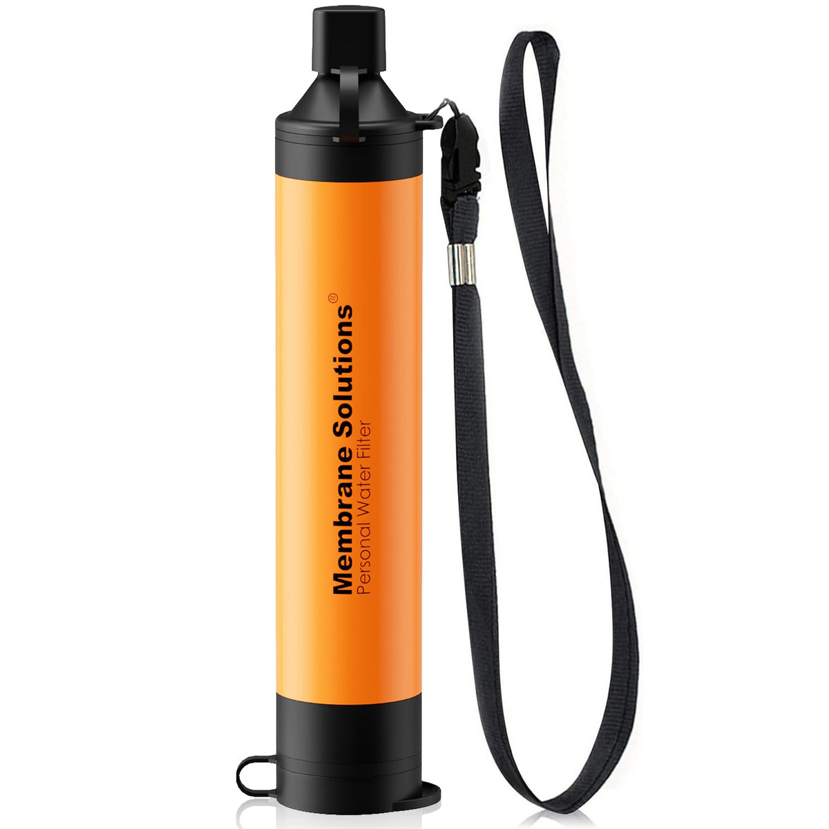 Personal Water Filter Straw S1 (1 Pack / Orange)
