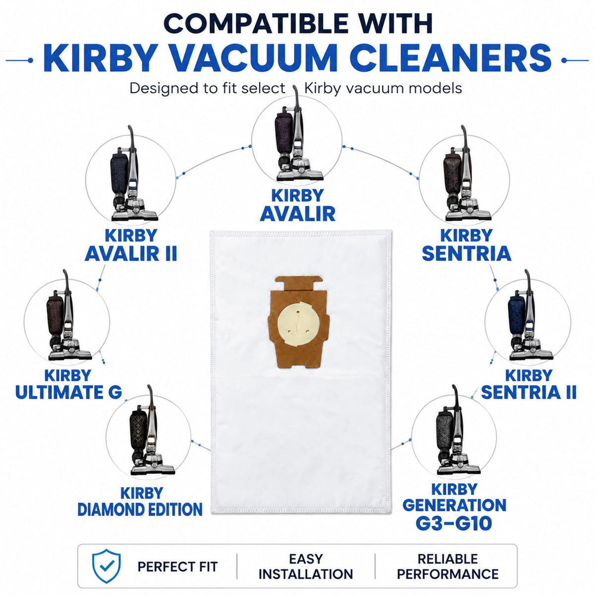Vacuum Bags Compatible with Kir (18 pack)