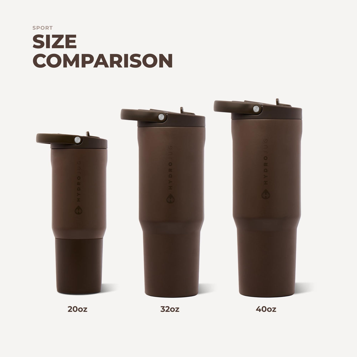 Sport 20 oz Insulated Stainless Steel Water Bottle (Chestnut / 20 Ounces)