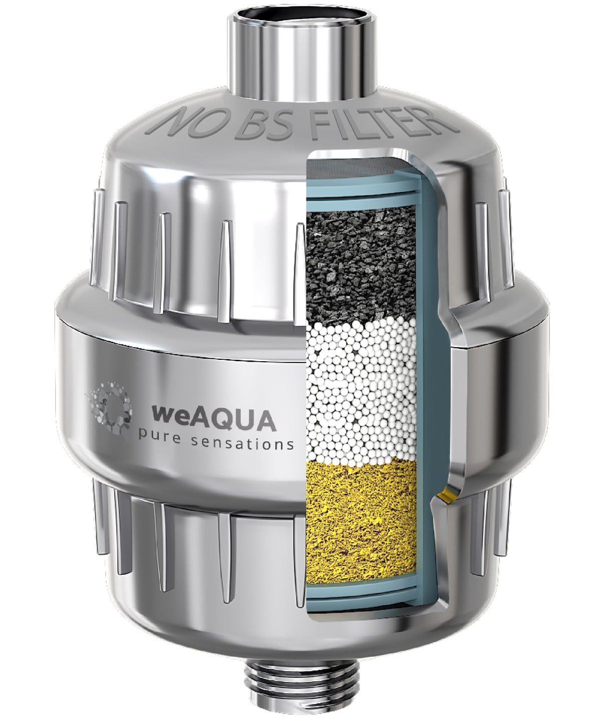 Heavy Duty Shower Filter for Hard Water (Chrome 1)