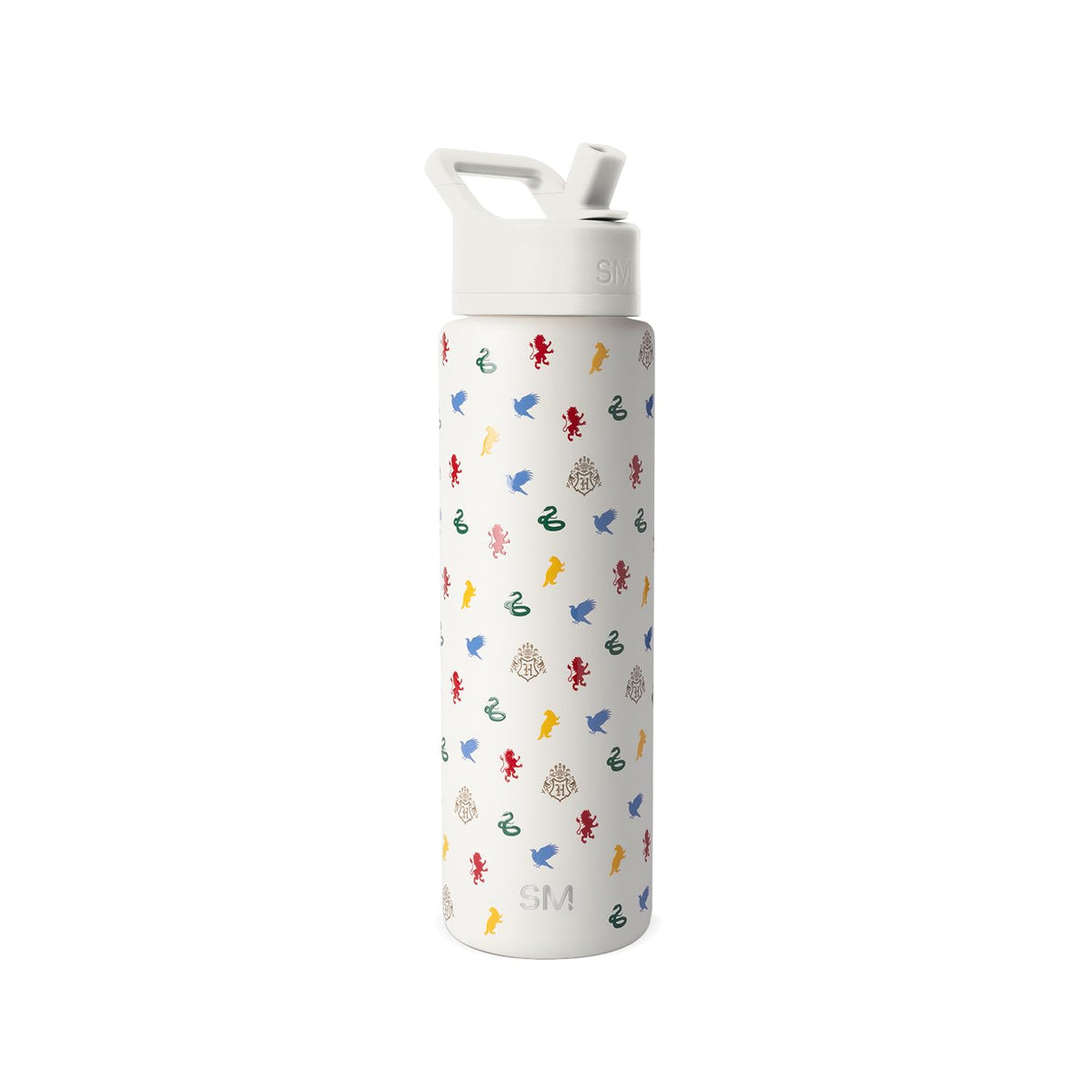 Harry Potter Water Bottle with Straw (30oz Water Bottle / Harry Potter: Hogwarts Mix)
