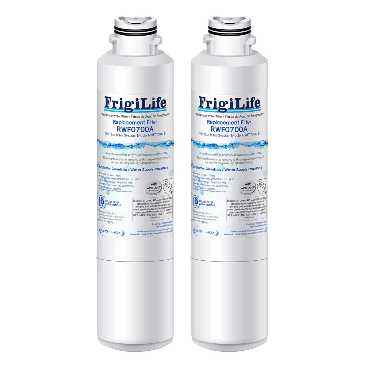 DA29 00020B Refrigerator Water Filter Replacement for Samsung DA29 (2 Count (Pack of 1))