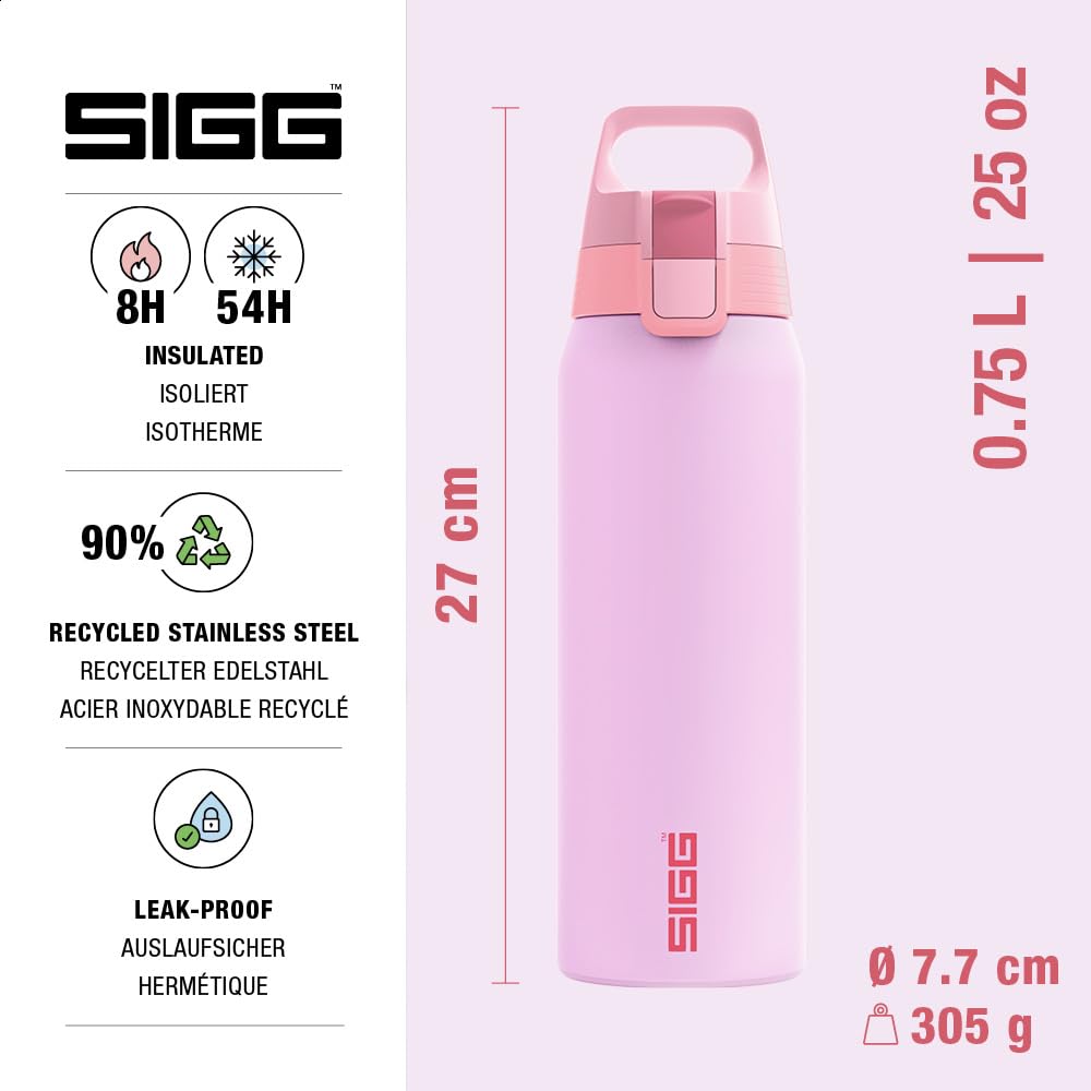 Insulated Water Bottle (Multicolor 0.75 L / Petal)