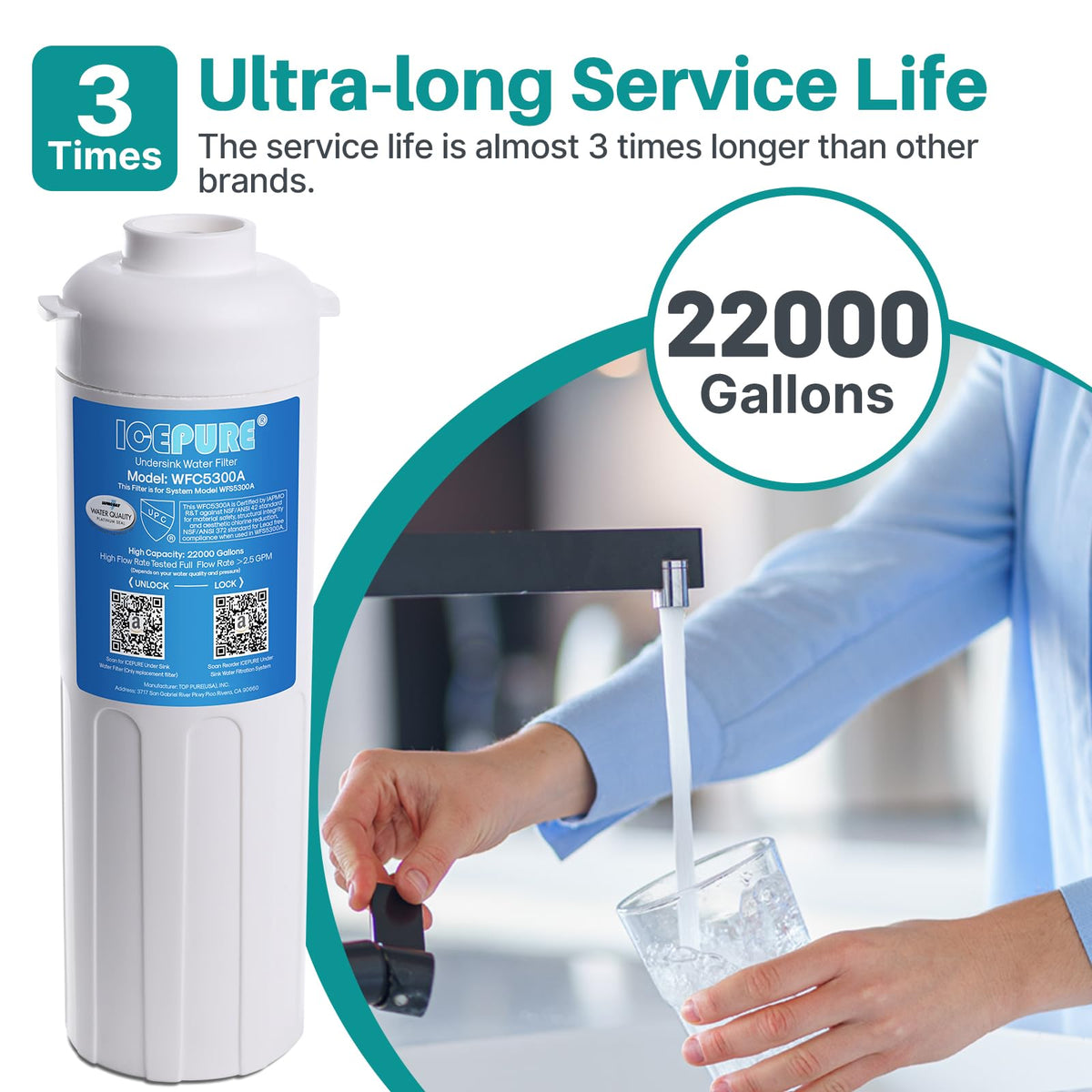 WFC5300A Under Sink Water Filter system